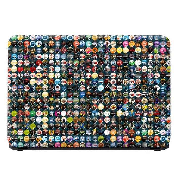 Laptop Skin - Circle Avengers Sticker Bomb