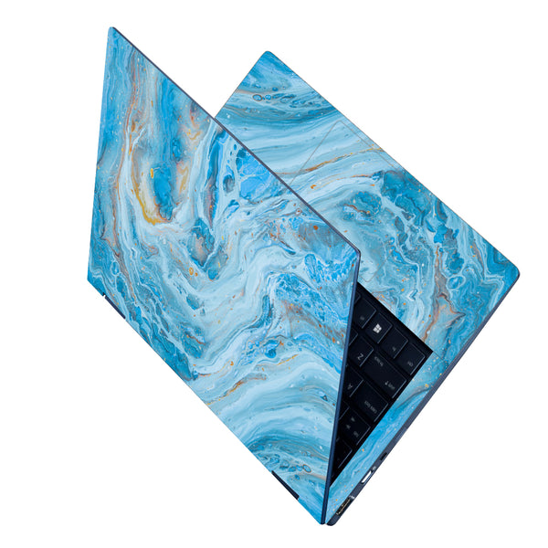 Laptop Skin - Sky Blue Stone Art