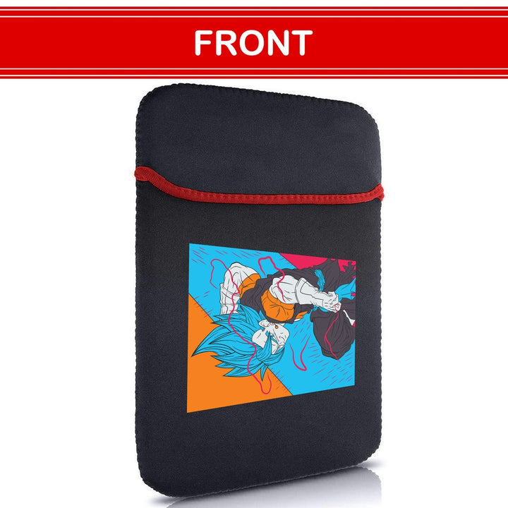 Printed Neoprene Reversible Laptop & Tablet Sleeve - Anime Dragon Ball DS10