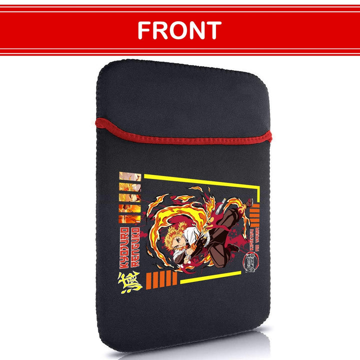 Printed Neoprene Reversible Laptop & Tablet Sleeve - Anime Legendary DS98