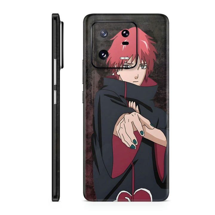 Mobile Skin Wrap - Anime Sasori Showing Fingures