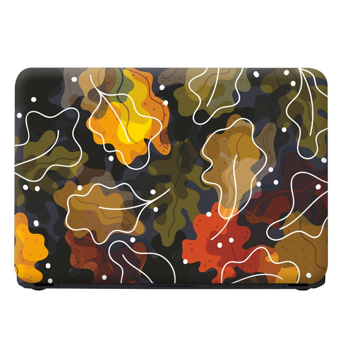 Laptop Skin - Colorful Hand Drawn Leaves