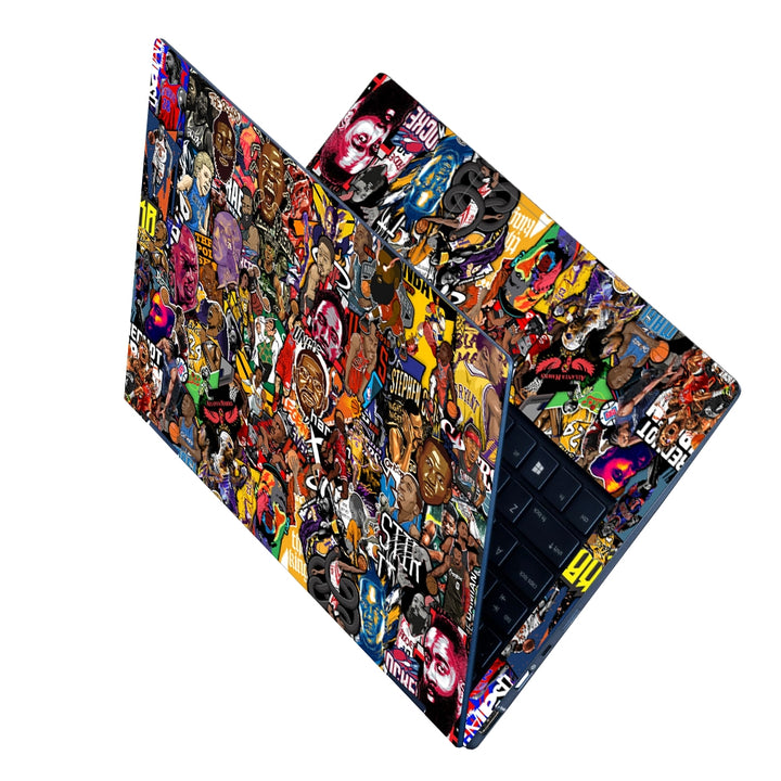 Laptop Skin - Basketball Sticker Bomb DS2