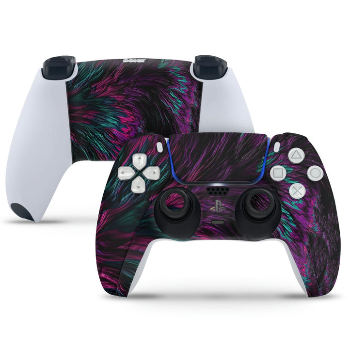 PS5 Controller Skin - Megenta Tone Stroke