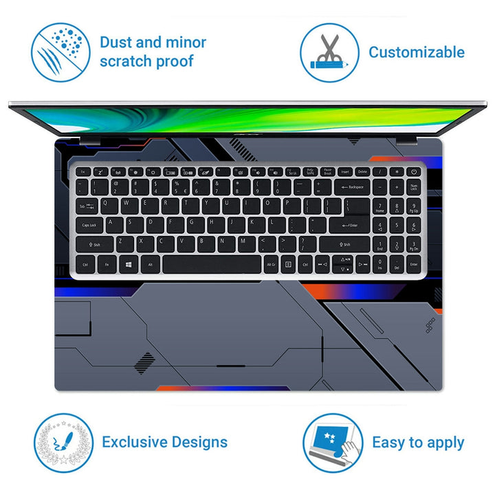 Laptop Skin - Modern Technology Cyberpunk Style