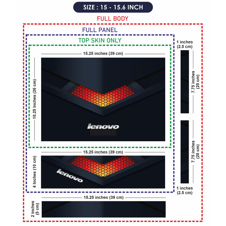 Laptop Skin - Lenovo Lava Color Honeycomb