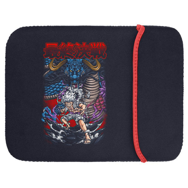 Printed Neoprene Reversible Laptop & Tablet Sleeve - Anime Legendary DS76