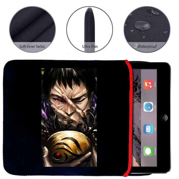 Printed Neoprene Reversible Laptop & Tablet Sleeve - Anime Legendary DS100