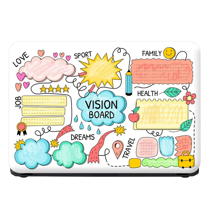 Laptop Skin - Vision Board Doodle