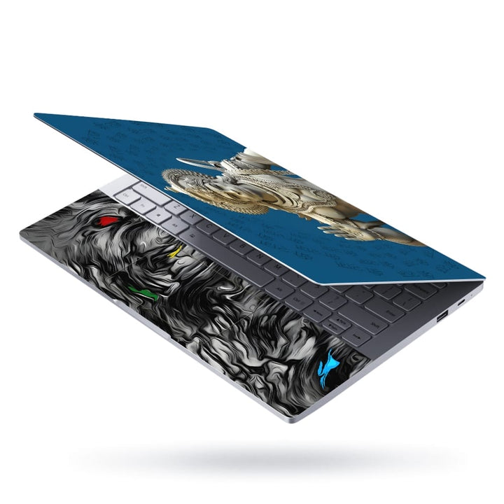 Laptop Skin - Lord Hanuman 3D White Shri Ram