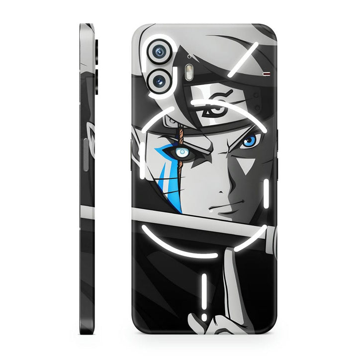 Mobile Skin Wrap - Anime Boruto Ninja Blue Eyes