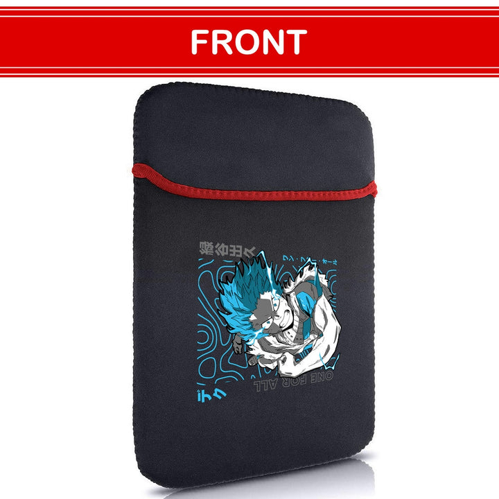 Printed Neoprene Reversible Laptop & Tablet Sleeve - Anime My Hero Academia DS13