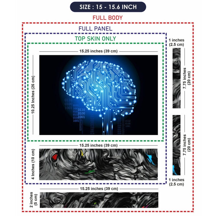 Laptop Skin - Brain Intelligence 0110