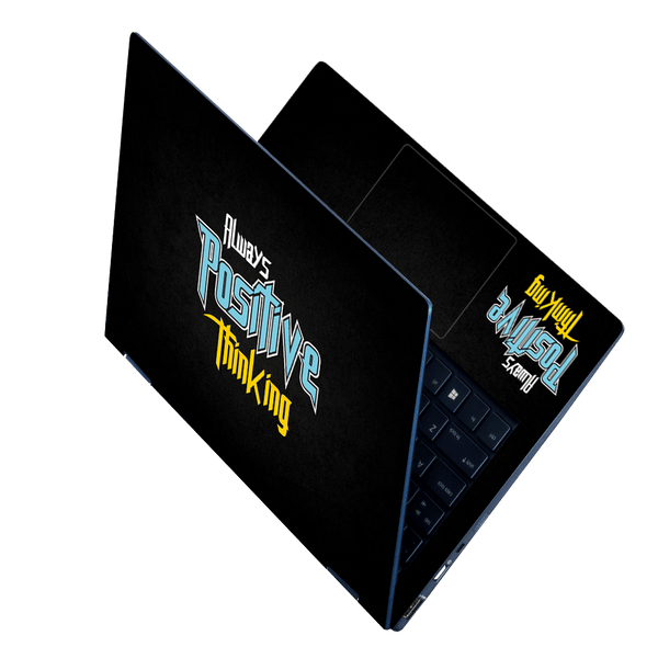 Laptop Skin - Always Positive Thinking