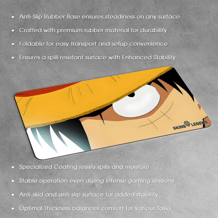 Anti-Slip Desk Mat Gaming Mouse Pad - One Piece Monkey D Luffy MDL05