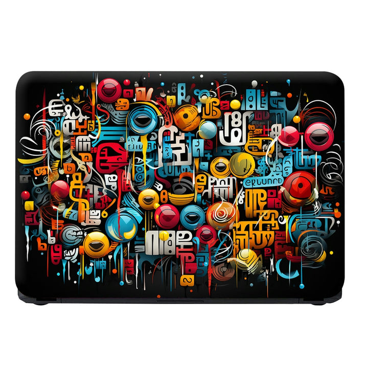 Laptop Skin - Colorful Vector Art of a Collection