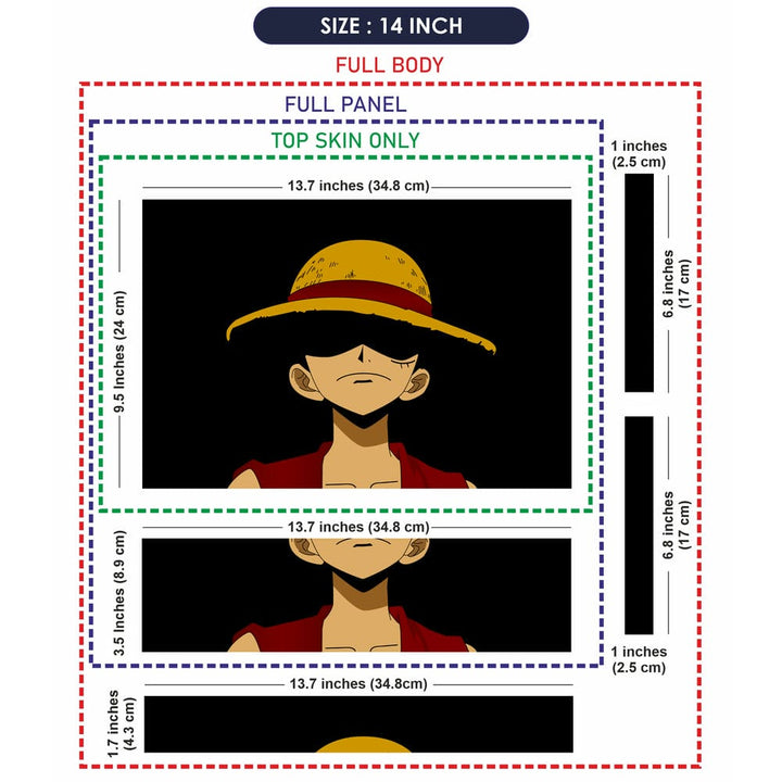 Laptop Skin - Monkey D. Luffy