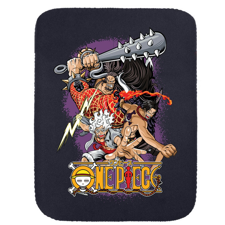 Printed Neoprene Reversible Laptop & Tablet Sleeve - Anime Action DS22