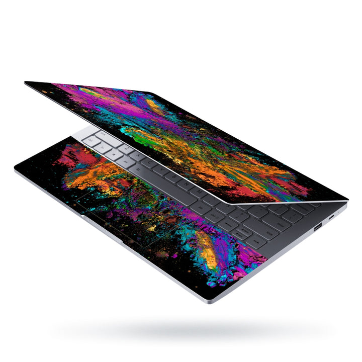 Laptop Skin - Explosion Colored Powder Black Surface