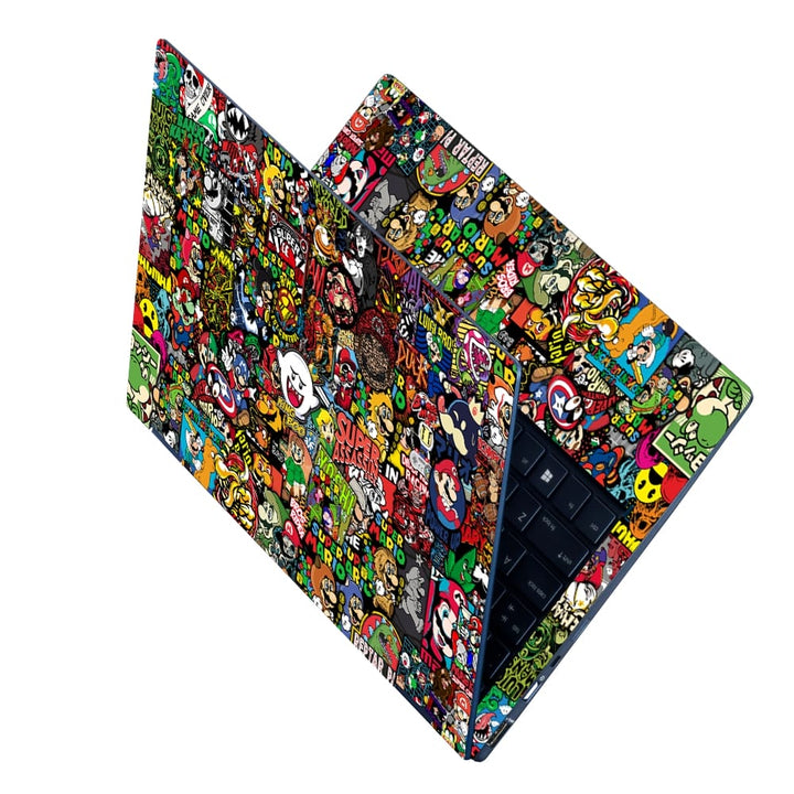 Laptop Skin - Super Mario Sticker Bomb DS1