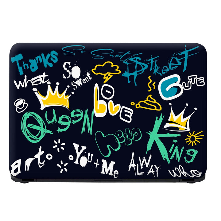 Laptop Skin - Hello King Queen