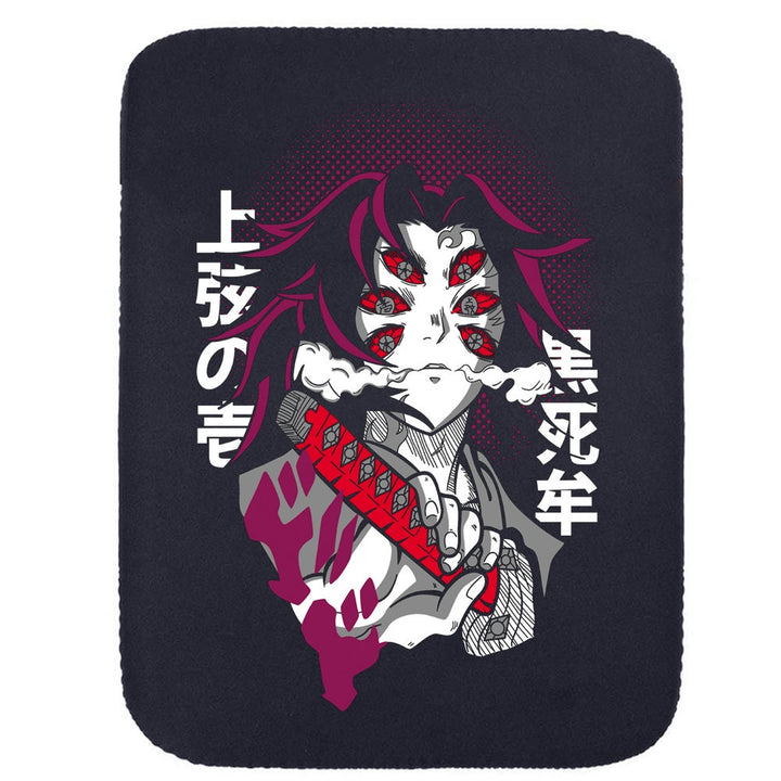 Printed Neoprene Reversible Laptop & Tablet Sleeve - Anime Kokoshibo