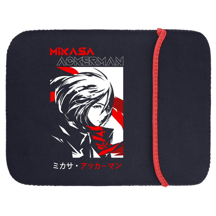 Printed Neoprene Reversible Laptop & Tablet Sleeve - Anime Attack on Titan DS24