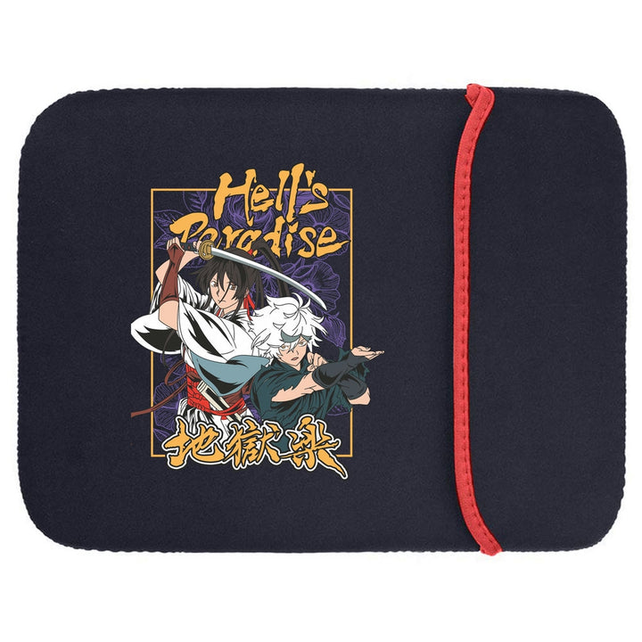 Printed Neoprene Reversible Laptop & Tablet Sleeve - Anime Hells Paradse