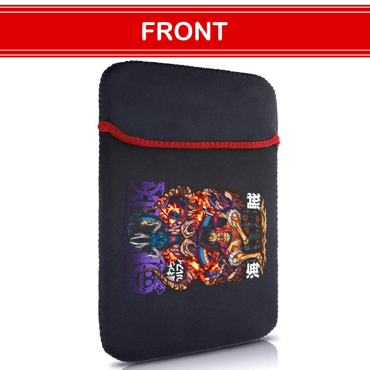 Printed Neoprene Reversible Laptop & Tablet Sleeve - Anime Legendary DS20