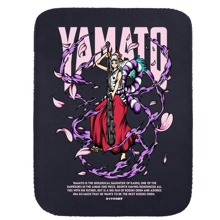 Printed Neoprene Reversible Laptop & Tablet Sleeve - One Piece Yamato DS1