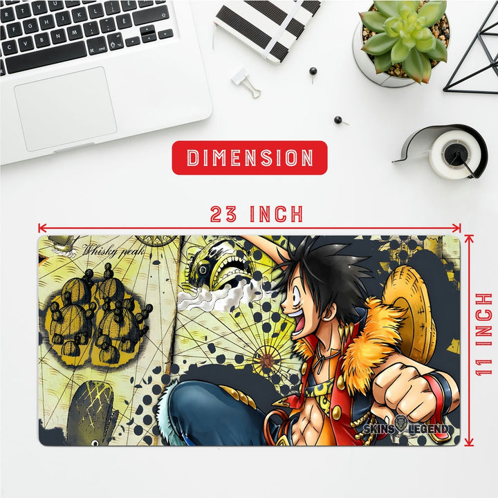 Anti-Slip Desk Mat Gaming Mouse Pad - One Piece Monkey D Luffy MDL06