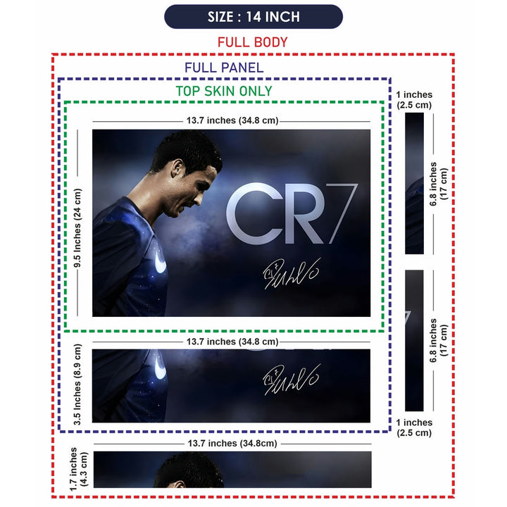 Laptop Skin - Cristiano Ronaldo DS24