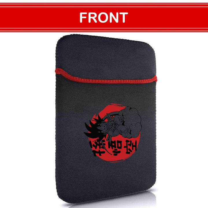 Printed Neoprene Reversible Laptop & Tablet Sleeve - Anime Dragon Ball DS28