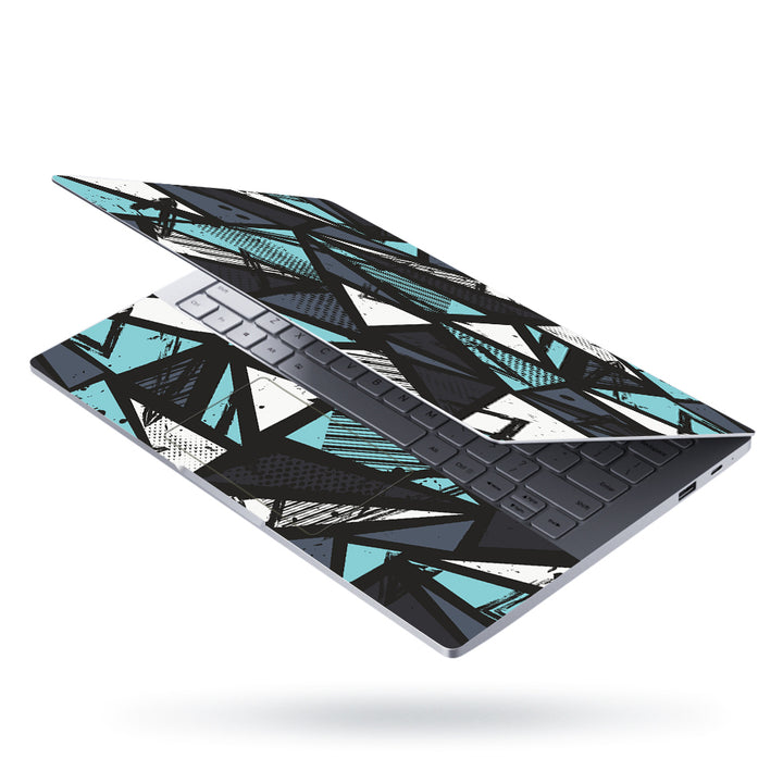 Laptop Skin - Cyan Black Mirror Art