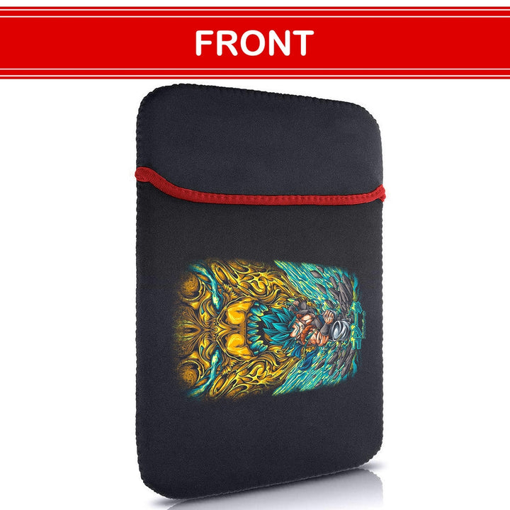 Printed Neoprene Reversible Laptop & Tablet Sleeve - Anime Legendary DS83