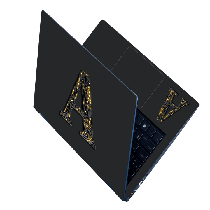 Laptop Skin - A Letter on Grey