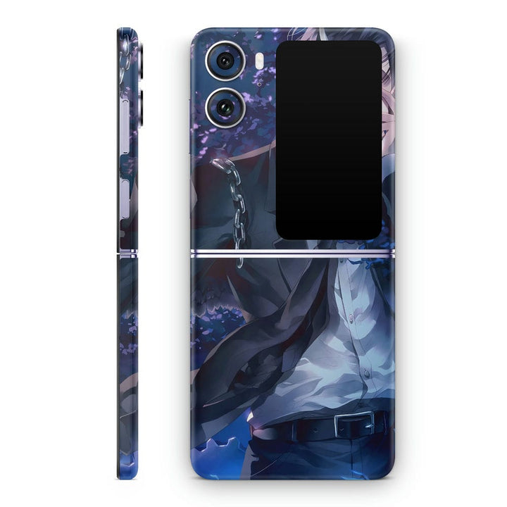 Mobile Skin Wrap - Anime Dark Angel Hide Face Design