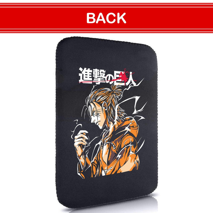 Printed Neoprene Reversible Laptop & Tablet Sleeve - Anime Attack on Titan DS02