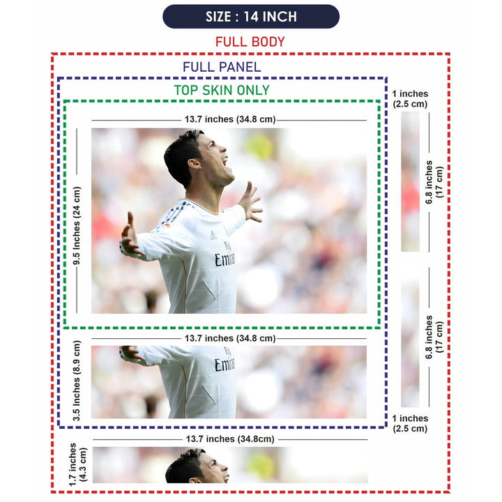 Laptop Skin - Cristiano Ronaldo CR7 DS09