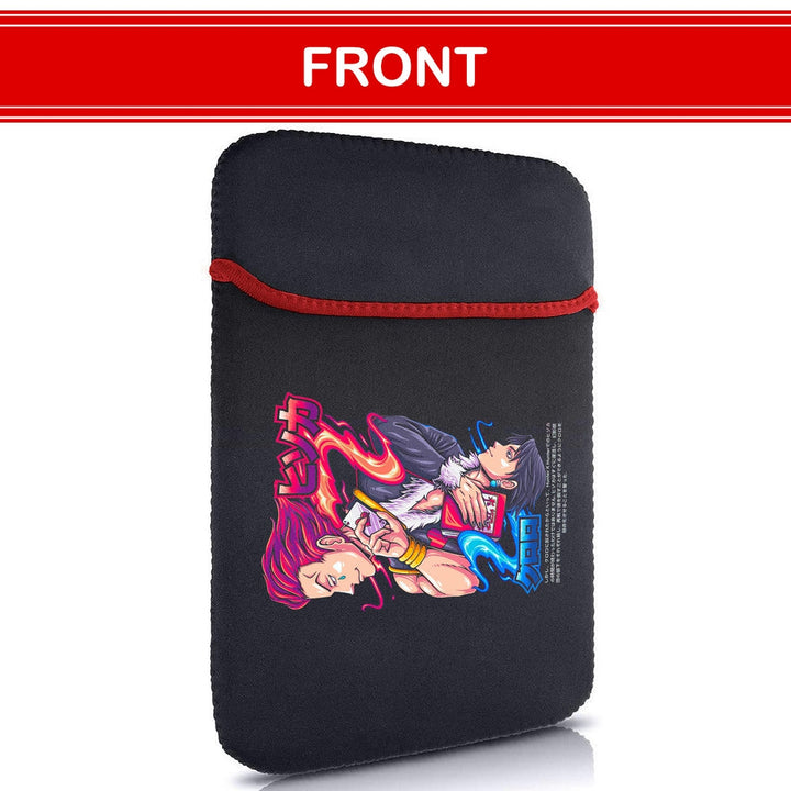 Printed Neoprene Reversible Laptop & Tablet Sleeve - Anime Legendary DS75