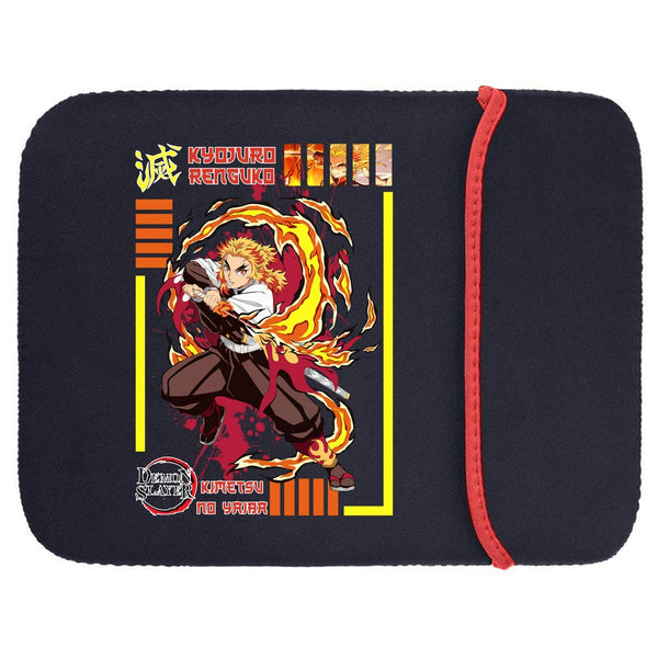 Printed Neoprene Reversible Laptop & Tablet Sleeve - Anime Legendary DS98