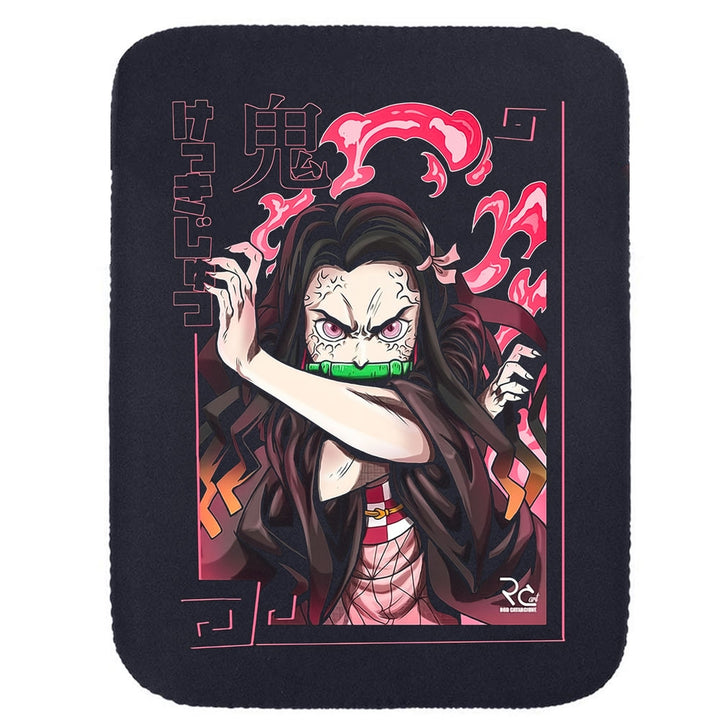 Printed Neoprene Reversible Laptop & Tablet Sleeve - Anime Legendary DS6