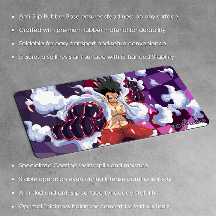 Anti-Slip Desk Mat Gaming Mouse Pad - One Piece Monkey D Luffy MDL31