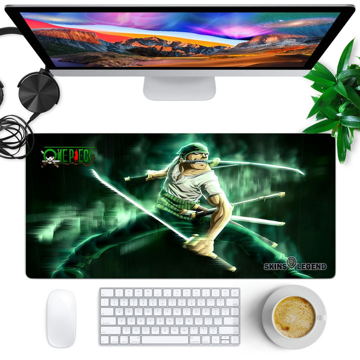 Anti-Slip Desk Mat Gaming Mouse Pad - One Piece Roronoa Zoro RZ01