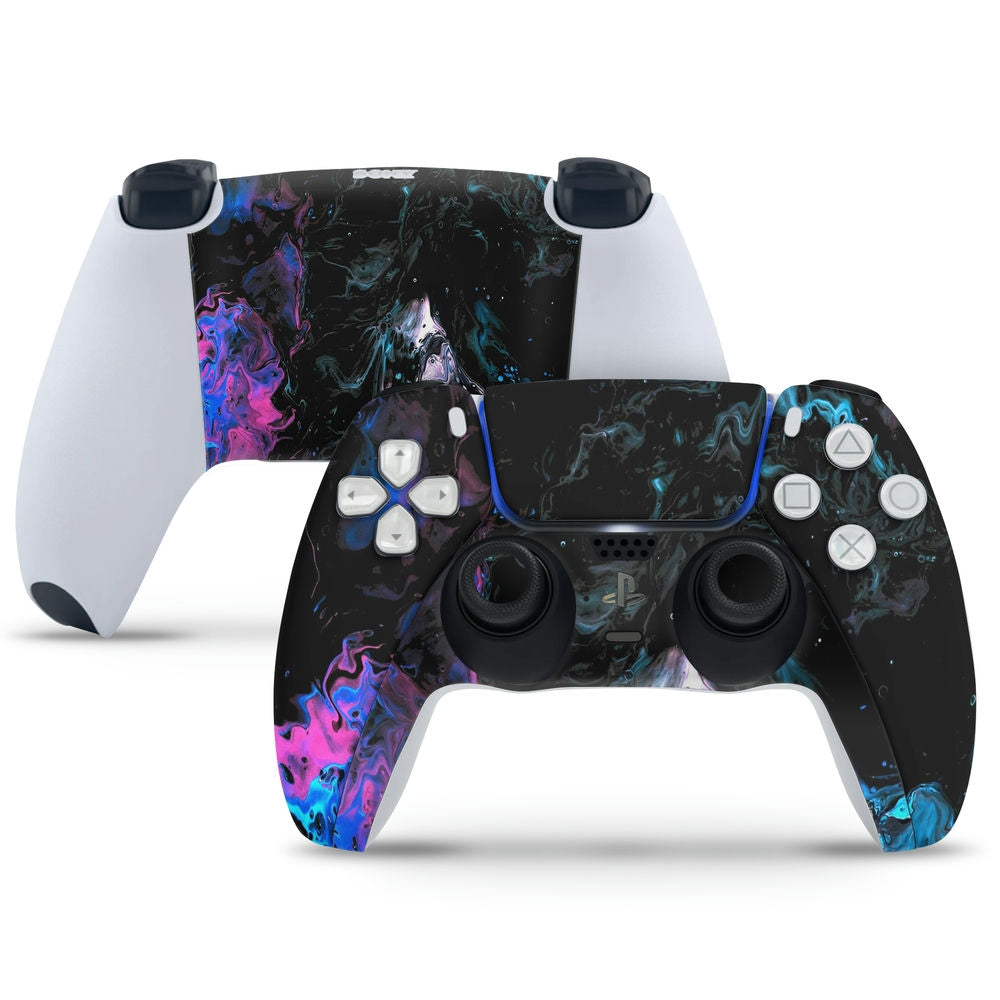 Playstation 5 Controller Skin - Black Abstract – Skinslegend