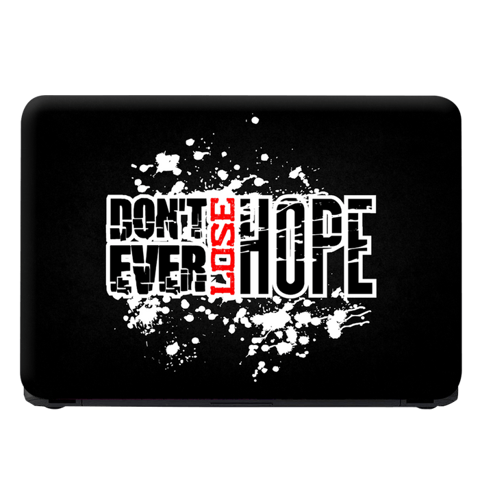 Laptop Skin - Dont Ever Lose Hope Bubble Design