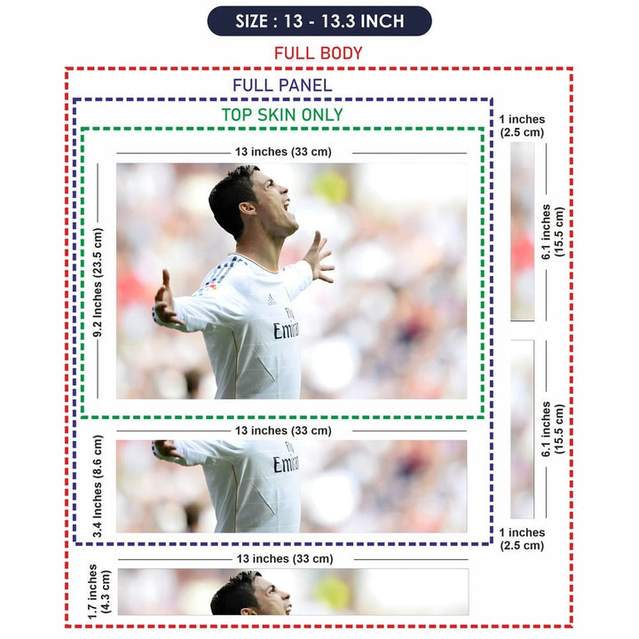 Laptop Skin - Cristiano Ronaldo CR7 DS09