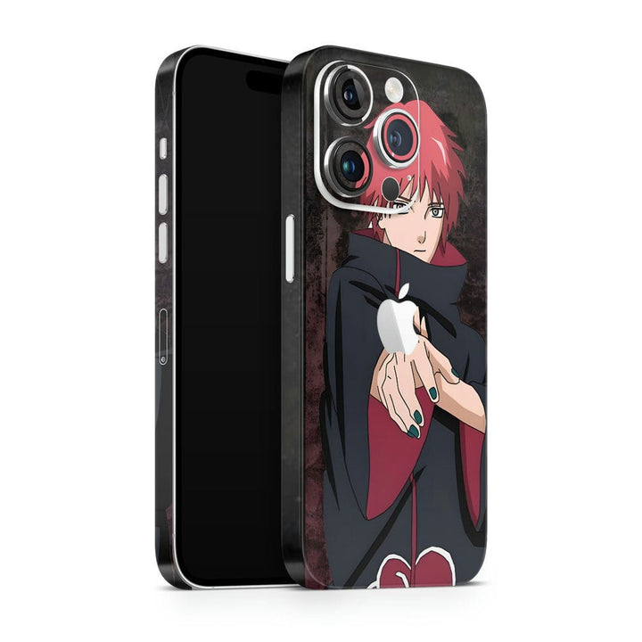 Mobile Skin Wrap - Anime Sasori Showing Fingures