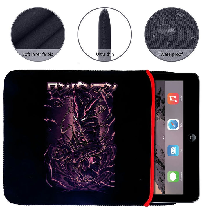 Printed Neoprene Reversible Laptop & Tablet Sleeve - Anime Legendary DS82