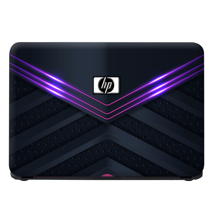 Laptop Skin - HP Purple Glow Lines